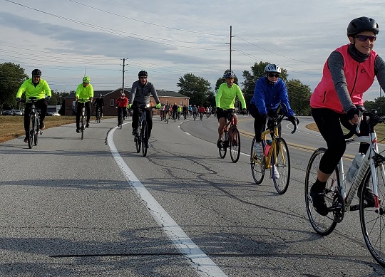 Airport Loop Bike Ride cruising on Perimeter Road