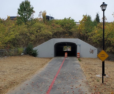 Pennsy Trail tunnel under I-465