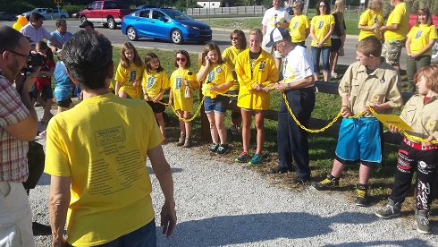 Putnam Nature Trail opening ceremony