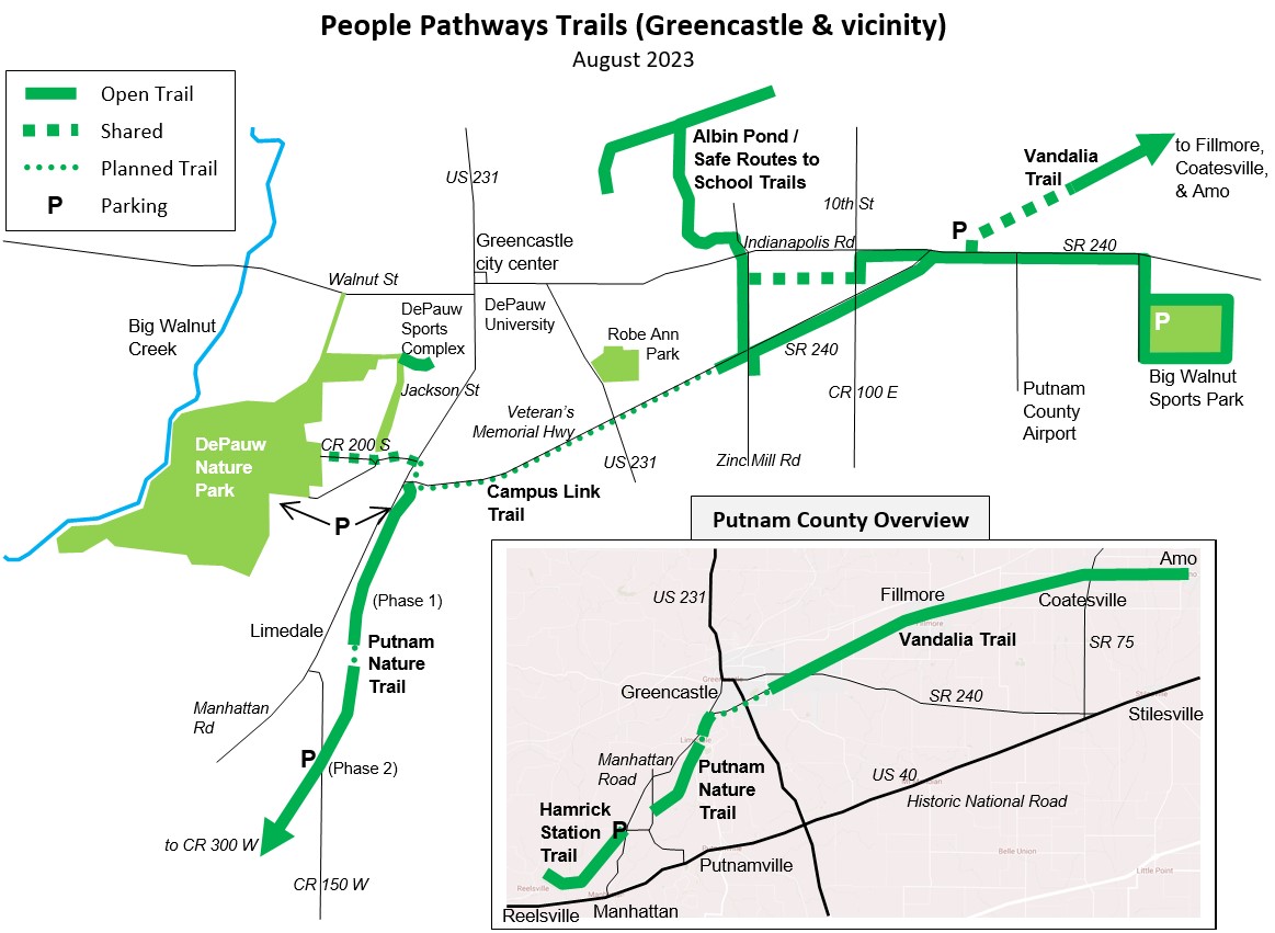 Putnam County map